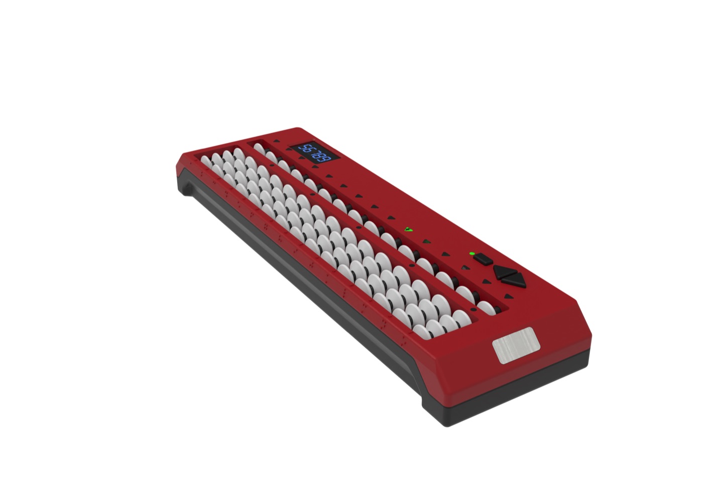 Undugu V2 smart abacus render with built-in display