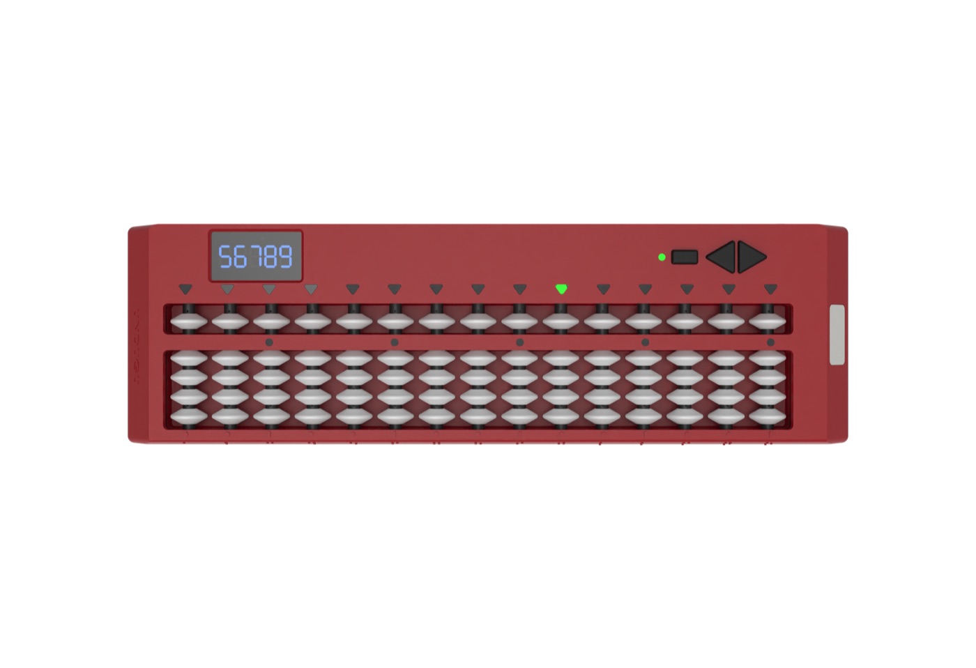 Undugu abacus front view with live display
